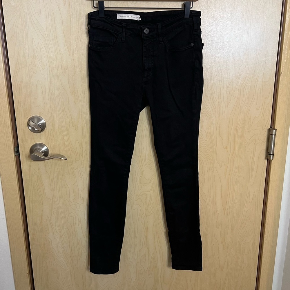 Pilcro and the letterpress black jeans